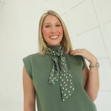 Park Ave. Knit Top - Olive