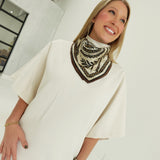 Catie Batwing Dress - Cream