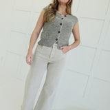 Chet High Rise Pants - Almond