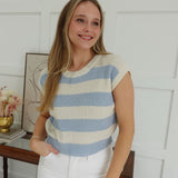 Sterling Sweater Top - Blue