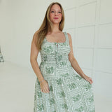 Tenoch Midi Dress - Olive
