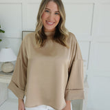 Karmyn Blouse - Taupe