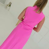 Lisbon Midi Dress - Pink