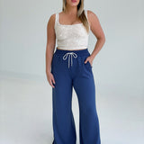 The Dive High Rise Pants - Blue Indigo