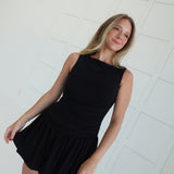 Everly Bubble Dress - Black