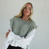 Beatrice Knitted Vest Blouse