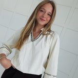 Lois Embellished Blouse