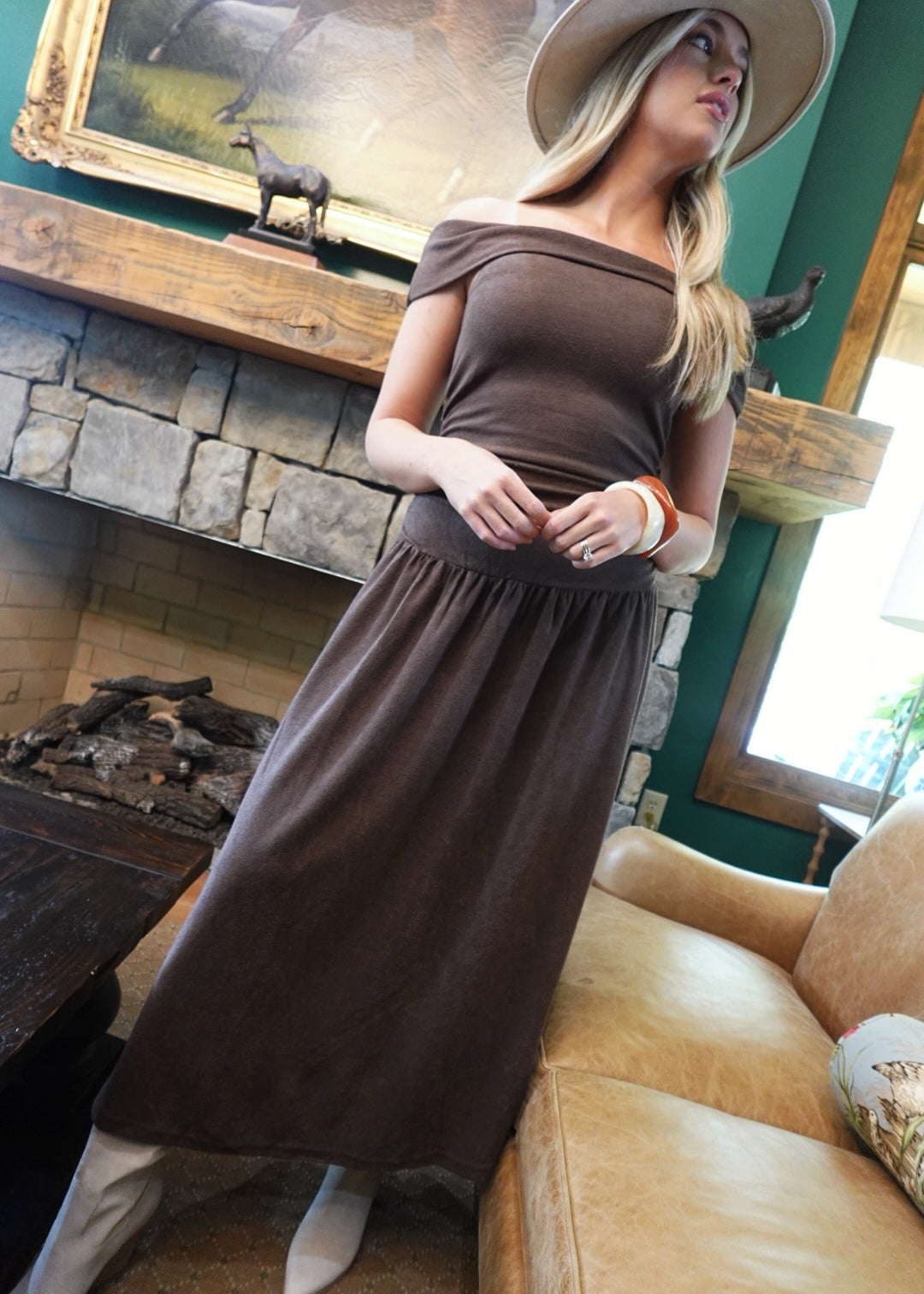Dusk Sets In Midi Dress