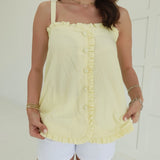 Know Me Better Top - Pale Banana