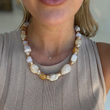 Mixed Resin Beaded Necklace