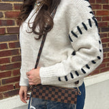 Checkered Clear Crossbody Bag