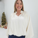 Courtship Blouse - Cream