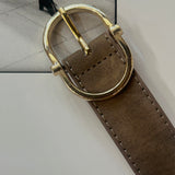 Classic Suede Belt - Brown