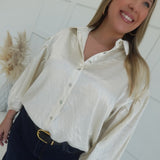 Pride of Me Blouse - Ivory