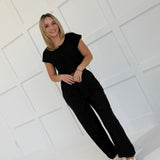 Blanca Linen Set - Black