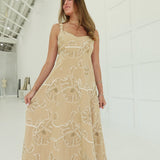 Danica Midi Dress - Khaki