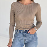 Keep It Simple Top - Taupe