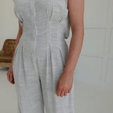 Leland Linen Jumpsuit - Natural