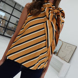 Jordana Sleeveless Blouse - Mustard