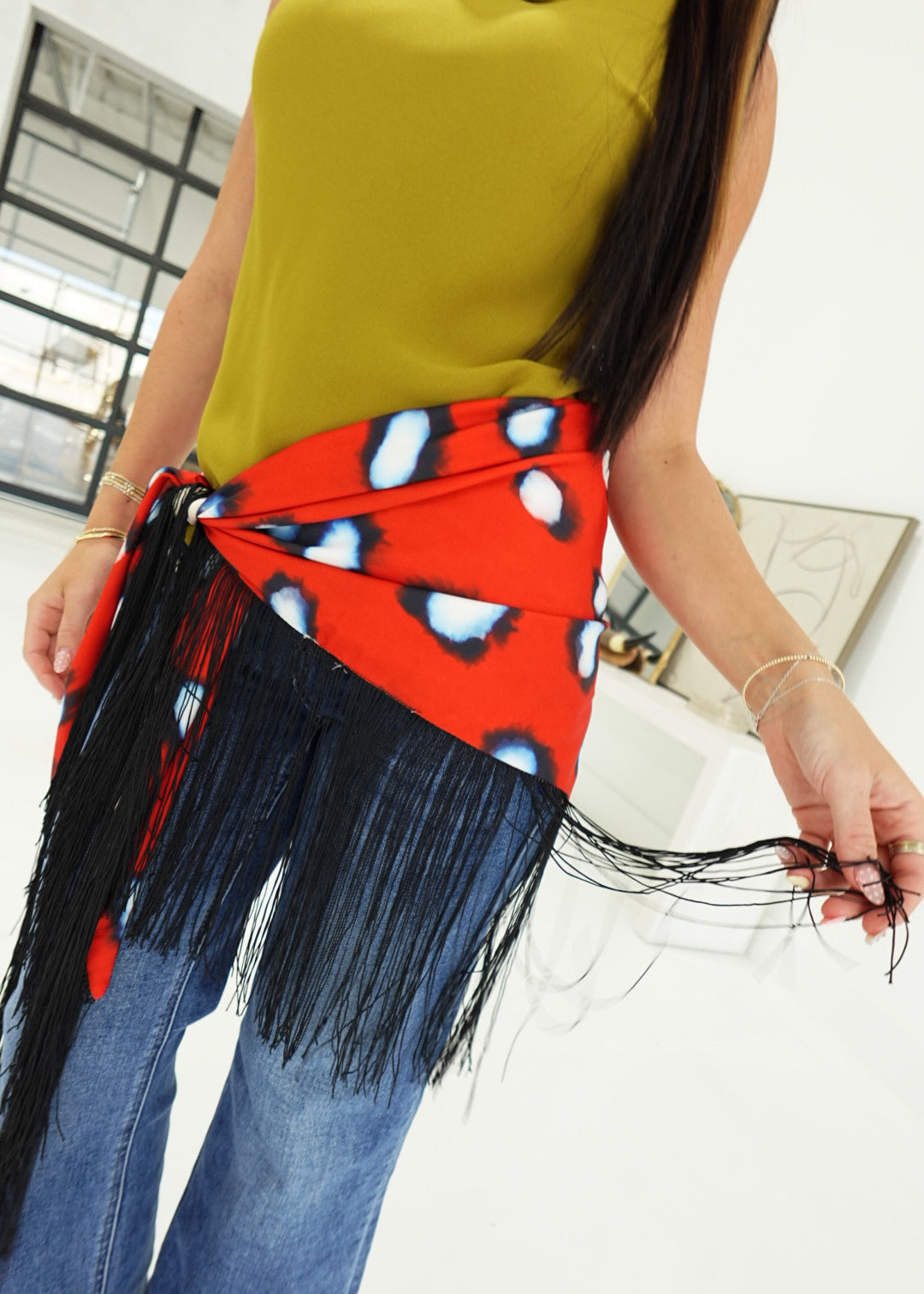 Fenix Fringe Wrap Skirt