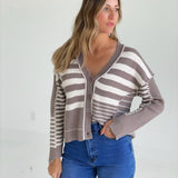 Gretta Striped Cardigan