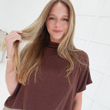 Staycation Top - Chocolate