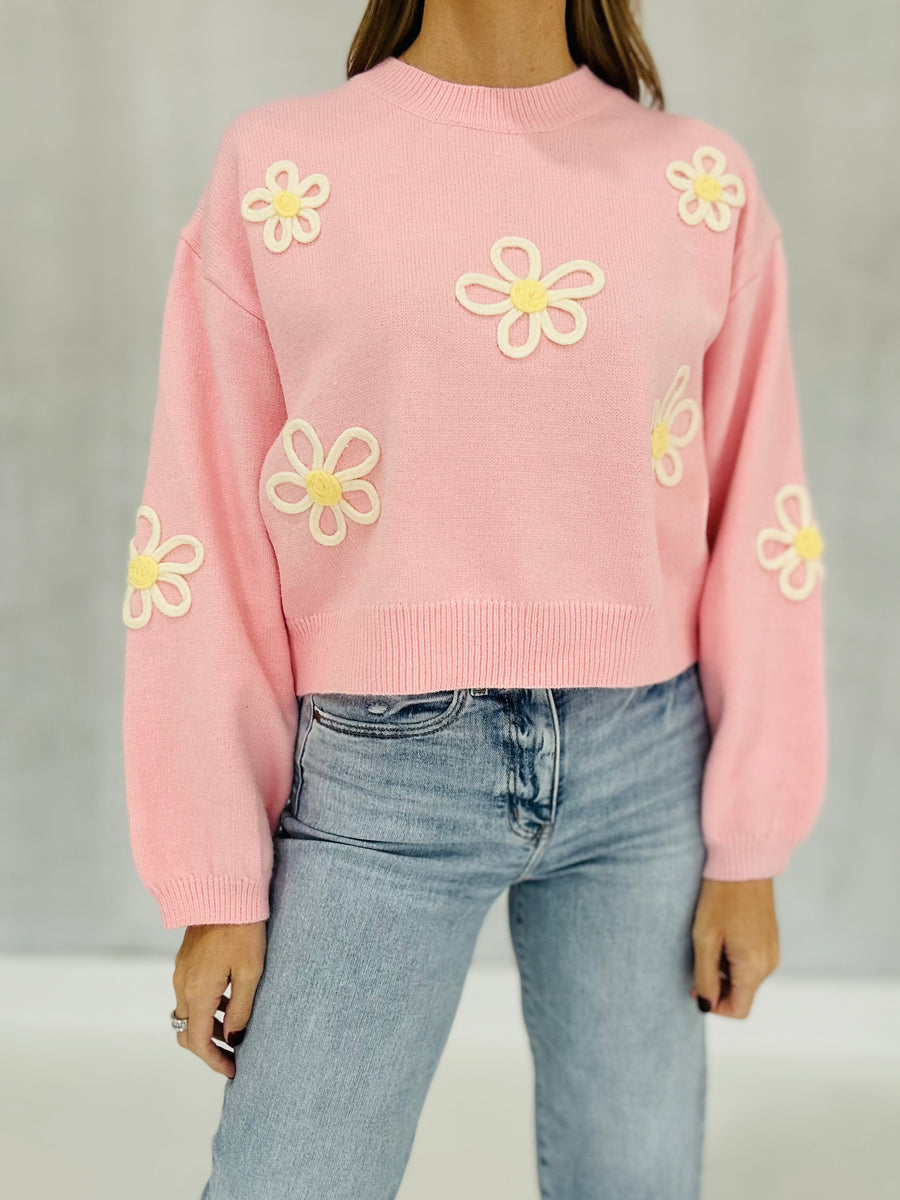 Daisies in December Sweater