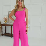 Jetlag Jumpsuit - Hot Pink