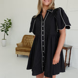 Sisco Mini Dress - Black