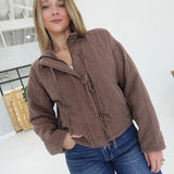 Carsyn Quilted Jacket - Brown