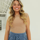 The Forfeit Bodysuit - Tan
