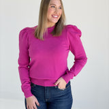 Back For Basics Sweater - Very Berry