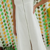 Tish Midi Dress -  Off White