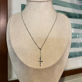Cross Lariat Chain Necklace - S