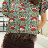 Frankie Feathered Top