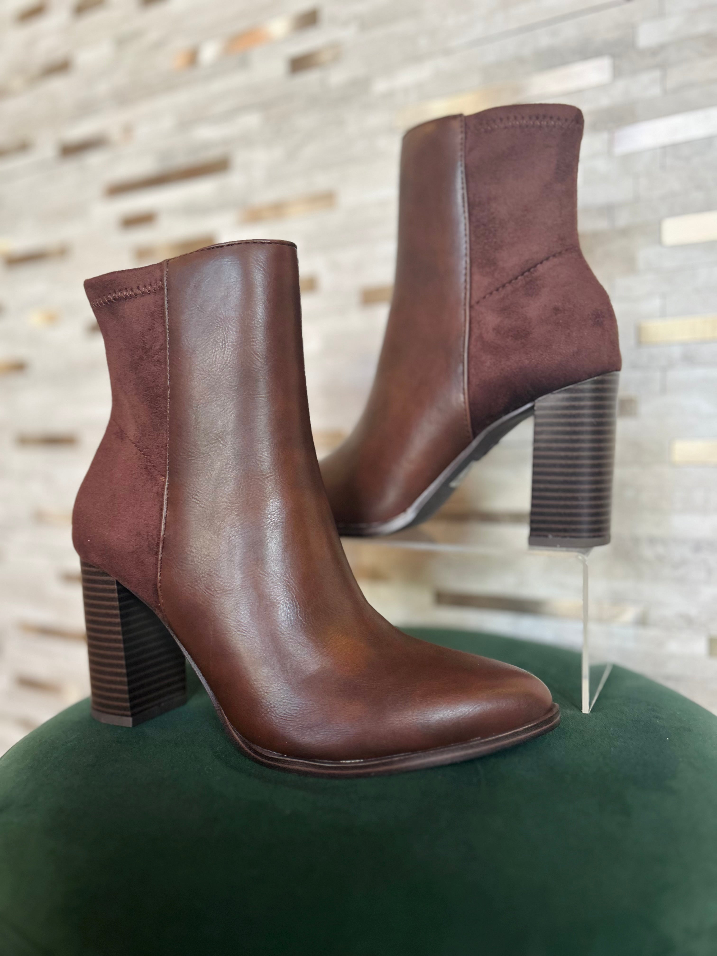The Bar Is Set Bootie - Brown
