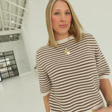 Choosey Sweater Top - Cream