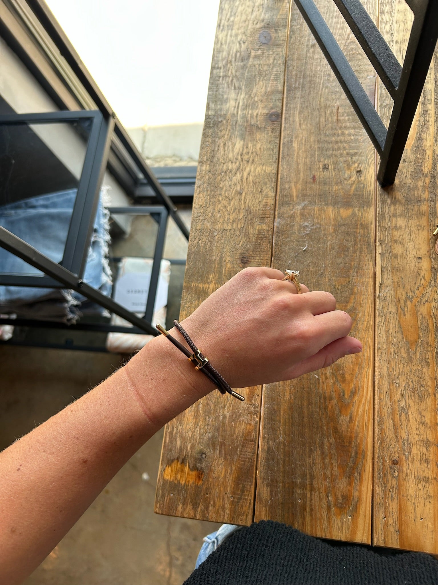 Pull Tie Bracelet - Dark Brown