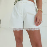 Champagne Pop Shorts - Ivory