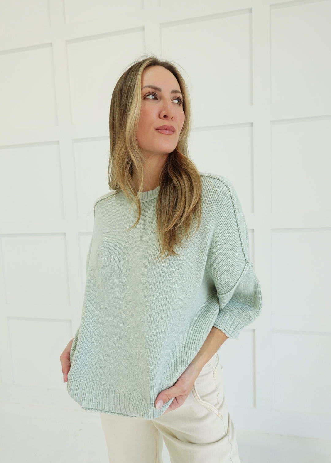 The Sensual Sweater - Mint