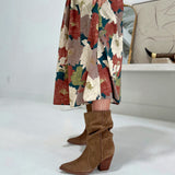 Aria Slouch Boot - Brown