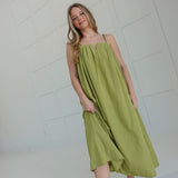Lanie Midi Dress - Kiwi