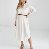 To My Core Dress - Cream