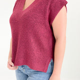 Keep You Close Top - Burgundy