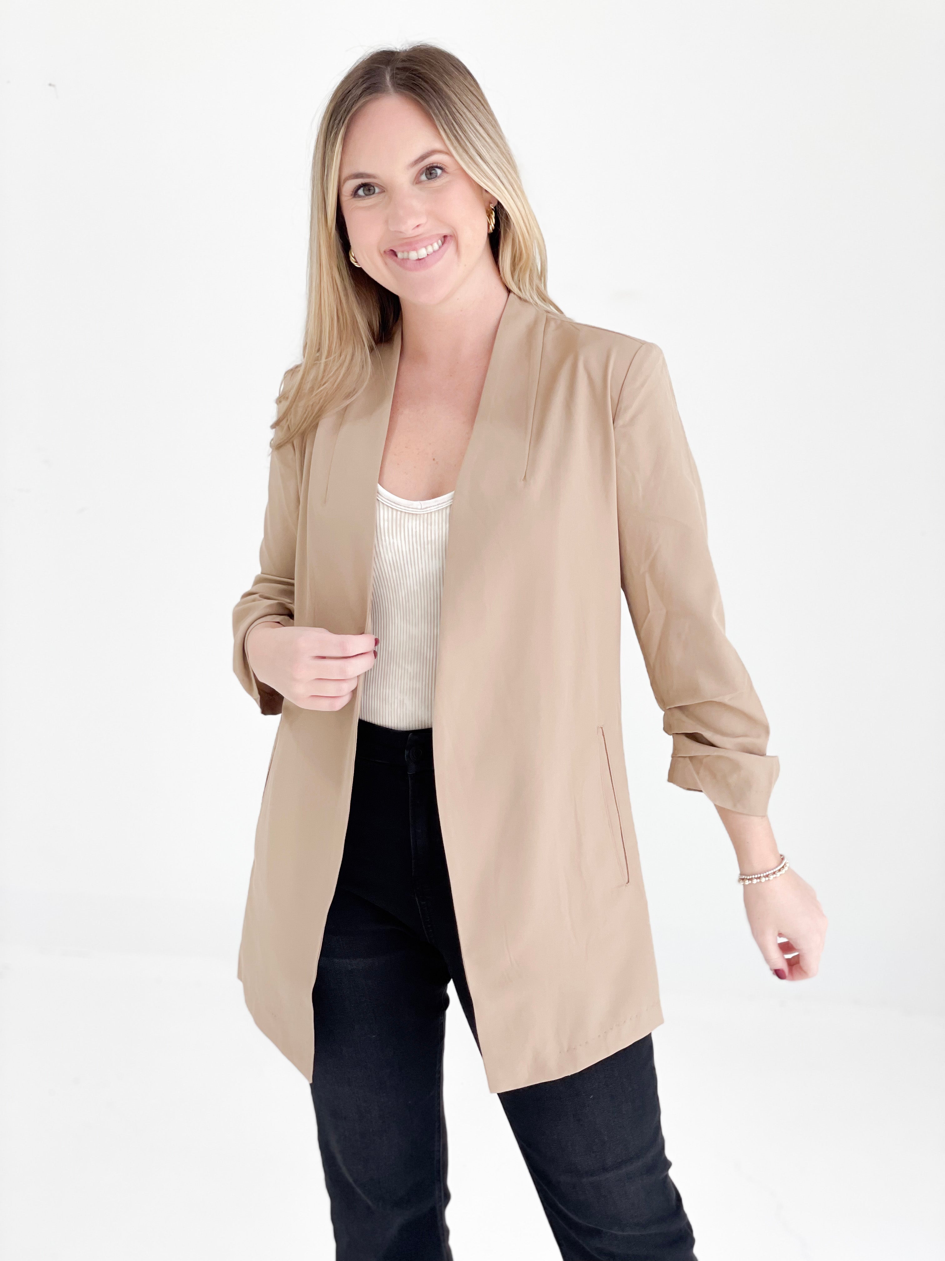 Corporate Blazer - Khaki