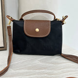Mini Flap Crossbody - Black