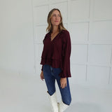 Flouncing Fall Top