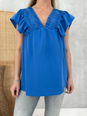 Intertwined With You Top - Blue