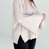 Griffin Pleated Blouse