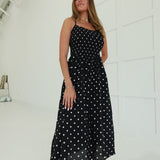 Betty Basque Waist Dress